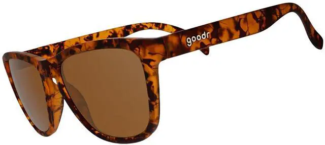 Main image of Bosley's Basset Hound Dreams Polarized Sunglasses, Medium Sized (OG), Brown Translucent Frames with Brown Non-Reflective Glare Reducing Lenses, UV400 Protection, No Slip, No Bounce