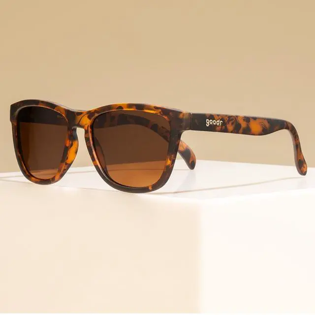 Alt view image 5 of 6 - Bosley's Basset Hound Dreams Polarized Sunglasses, Medium Sized (OG), Brown Translucent Frames with Brown Non-Reflective Glare Reducing Lenses, UV400 Protection, No Slip, No Bounce