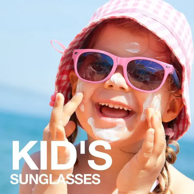 Alt view image 2 of 6 - Kids Sunglasses Polarized UV Protection Flexible Rubber Glasses Shades with Strap for Boys Girls Pink