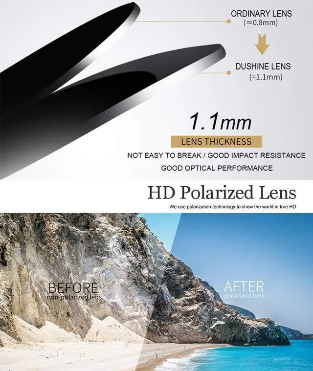 Alt view image 6 of 7 - Polarized Sunglasses for Women Classic Retro Style UV400 Protection
