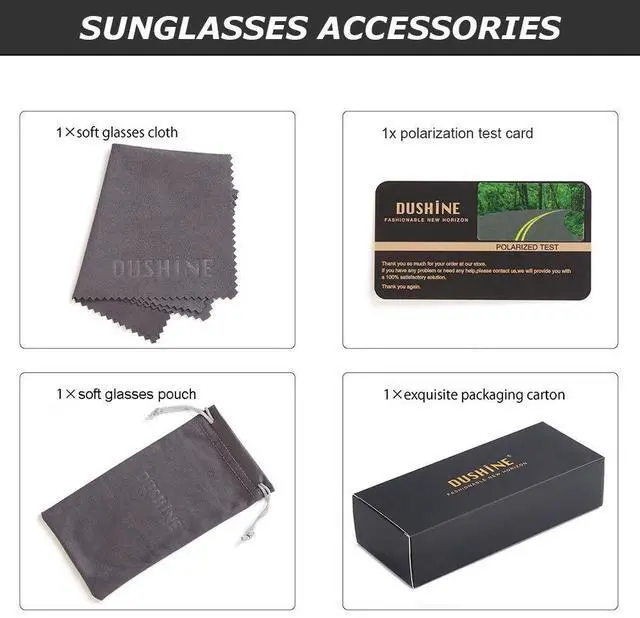Alt view image 7 of 7 - Polarized Sunglasses for Women Classic Retro Style UV400 Protection
