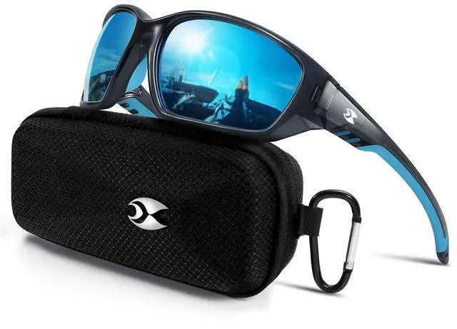 Main image of Sports Polarized Sunglasses for Men: Womens UV400 Protection Sun Glasses Wrap Around Goggles for Fishing Driving TR90