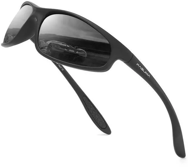 Main image of Polarized Sports Sunglasses For Men Cycling Driving Fishing UV400 Protection