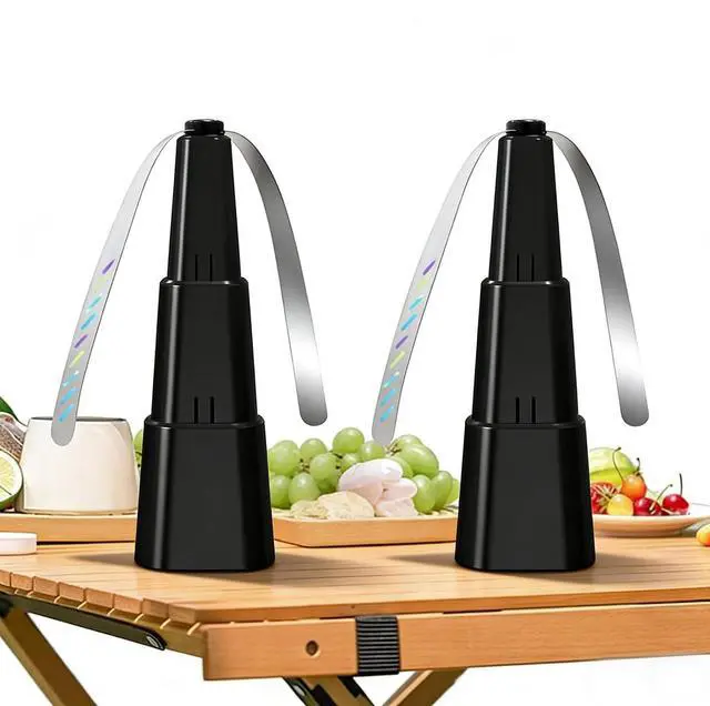 Main image of 2 Pack Table Fans for Tables - Indoor Outdoor Battery Powered Fluttering Fan with Reflective Blades & Safety Stop, for Picnic, BBQ, Party, Restaurant, Patio, Camping