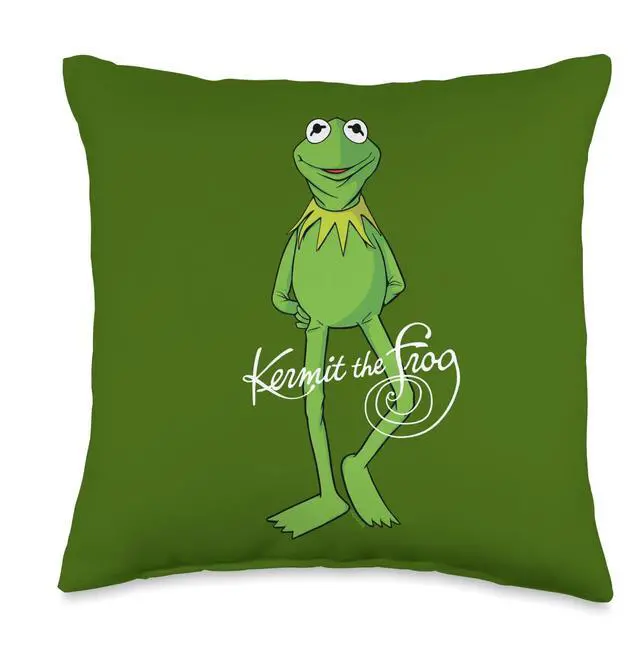 Main image of The Muppets Kermit the Frog Big Pose Throw Pillow