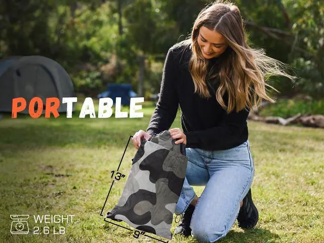 Alt view image 2 of 7 - Inflatable Lounger Air Sofa Hammock-Portable,Water Proof& Anti-Air Leaking Design-Ideal Couch for Backyard Lakeside Beach Traveling Camping Picnics & Music Festivals (Camouflage)