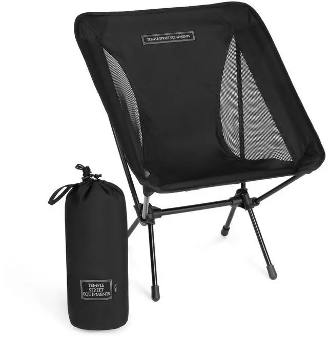 Main image of TSE LC100 Compact Camping Chair, 2lbs Super Lightweight Outdoor Folding Chair. Portable for Hiking, Beach, Festivals, Urban Use, or Garden Relaxation