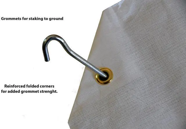 Alt view image 6 of 7 - Ultralight Camping Tarp, Backpacking Tarp, Tyvek Sheet, Tyveks Tent Footprint, Tyveks House Wrap, Tent Flooring, Tyvekes Ground Cloth, Camping Fly, Multiple Sizes