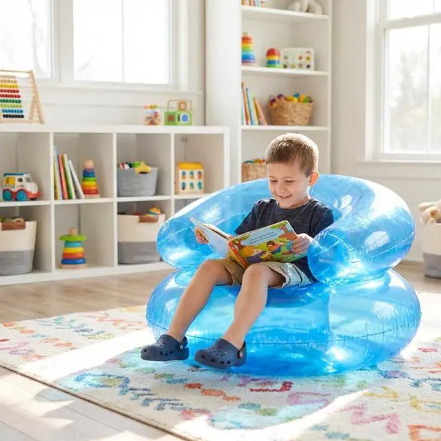 Alt view image 6 of 6 - 36 Inch Inflatable Blow up Chair | One Per Order