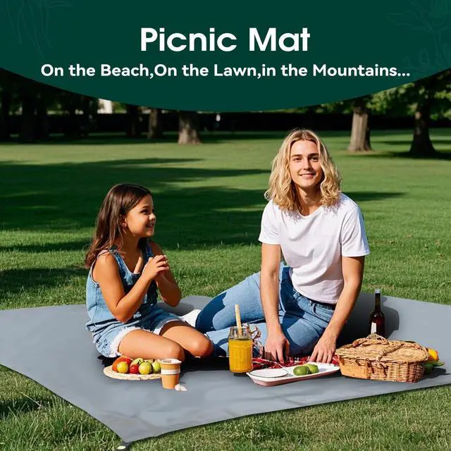 Alt view image 4 of 7 - Tent Footprint - Waterproof Camping Tarp, 2 Person Tent Floor Saver, PU 3000mm Small Tarp for Hiking, Backpacking, Hammock, Beach, Picnic and Other Outdoor Activities