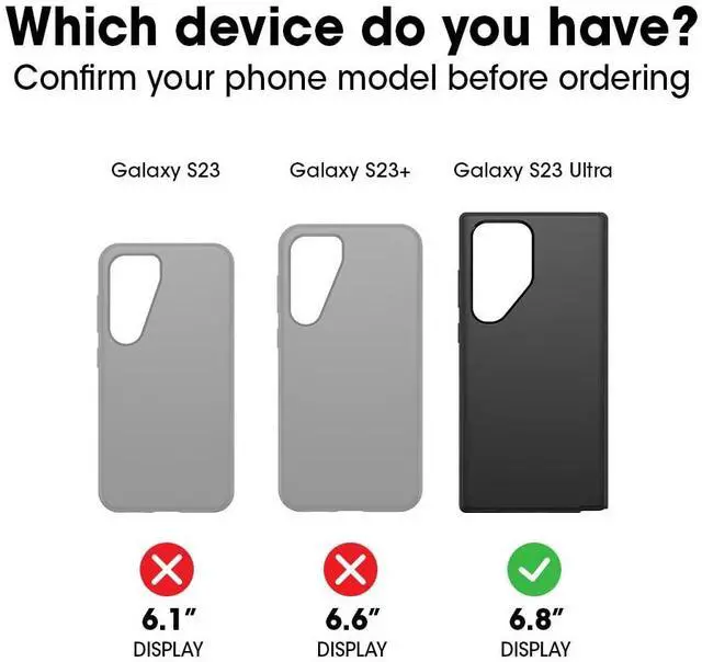 Alt view image 2 of 5 - Galaxy S23 Ultra Symmetry Series Case - Clear, Ultra-Sleek, Wireless Charging Compatible, Raised Edges Protect Camera & Screen