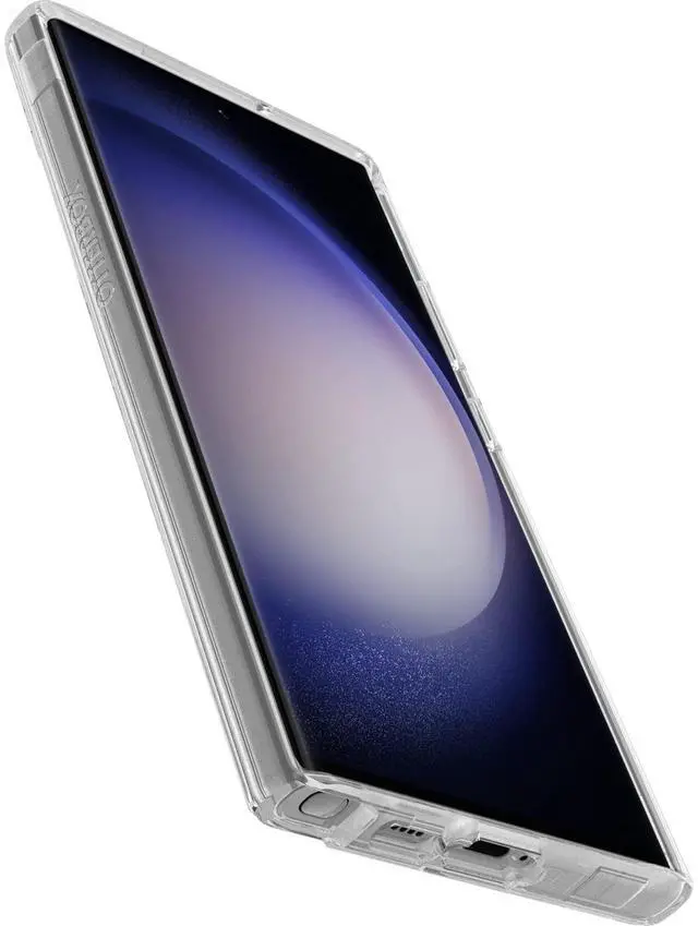 Alt view image 3 of 5 - Galaxy S23 Ultra Symmetry Series Case - Clear, Ultra-Sleek, Wireless Charging Compatible, Raised Edges Protect Camera & Screen