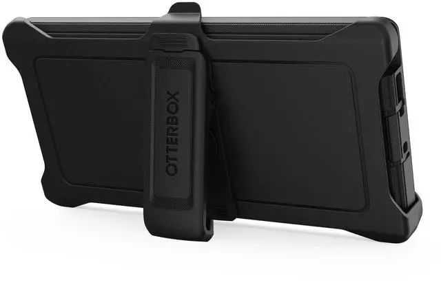 Alt view image 5 of 6 - Galaxy S23 Ultra Defender Series Case - Black, Rugged & Durable, with Port Protection, Includes Holster Clip Kickstand