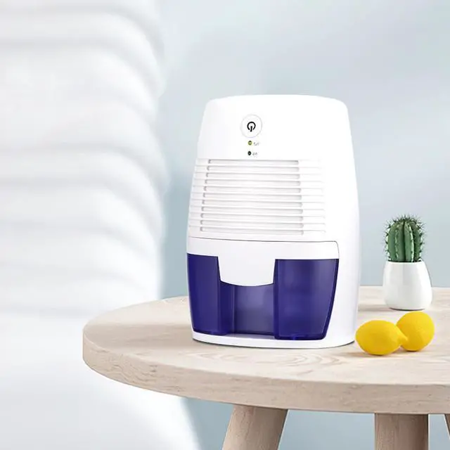 Alt view image 2 of 7 - Small Dehumidifier for Home, 17oz Compact Water Tank, Mini Dehumidifier with Auto Shut off for Bathroom Basement Closet Garage RV