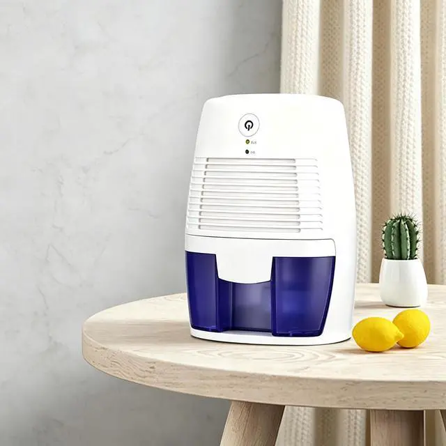 Main image of Small Dehumidifier for Home, 17oz Compact Water Tank, Mini Dehumidifier with Auto Shut off for Bathroom Basement Closet Garage RV