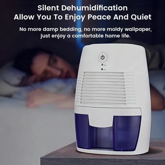 Alt view image 4 of 7 - Small Dehumidifier for Home, 17oz Compact Water Tank, Mini Dehumidifier with Auto Shut off for Bathroom Basement Closet Garage RV