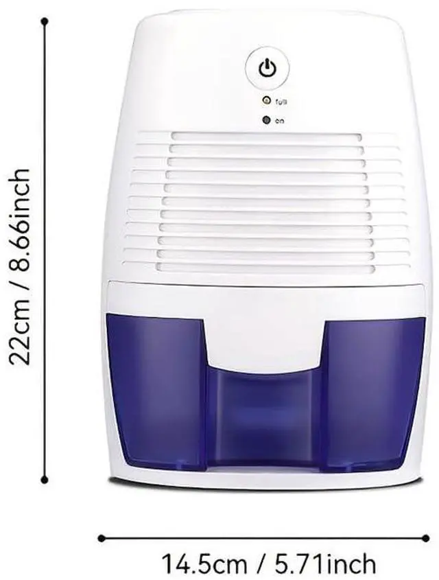 Alt view image 6 of 7 - Small Dehumidifier for Home, 17oz Compact Water Tank, Mini Dehumidifier with Auto Shut off for Bathroom Basement Closet Garage RV