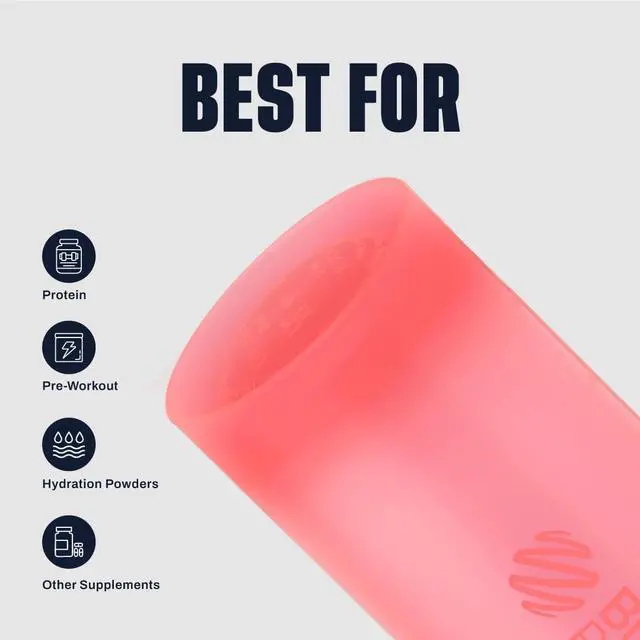 Alt view image 4 of 6 - Classic V2 Shaker Bottle Perfect for Protein Shakes and Pre Workout, 20-Ounce (3 Pack), Black, Navy, Pink