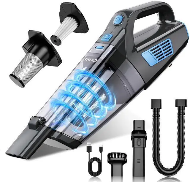 Main image of Handheld Vacuum Cordless, 15000PA Strong Suction Hand Held Car Vacuum Cleaner Portable with Multi-Nozzles & Washable Filter, Lightweight Rechargeable Vacuum Cleaner for Home, Car, Office, Pets