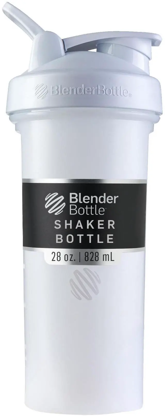 Main image of Classic V2 Shaker Bottle Perfect for Protein Shakes and Pre Workout, 28-oz, Full-Color White