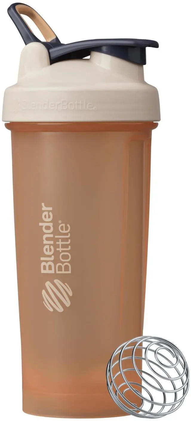 Main image of Classic V2 Shaker Bottle Perfect for Protein Shakes and Pre Workout, 28-oz, Full-Color Tan/Orange
