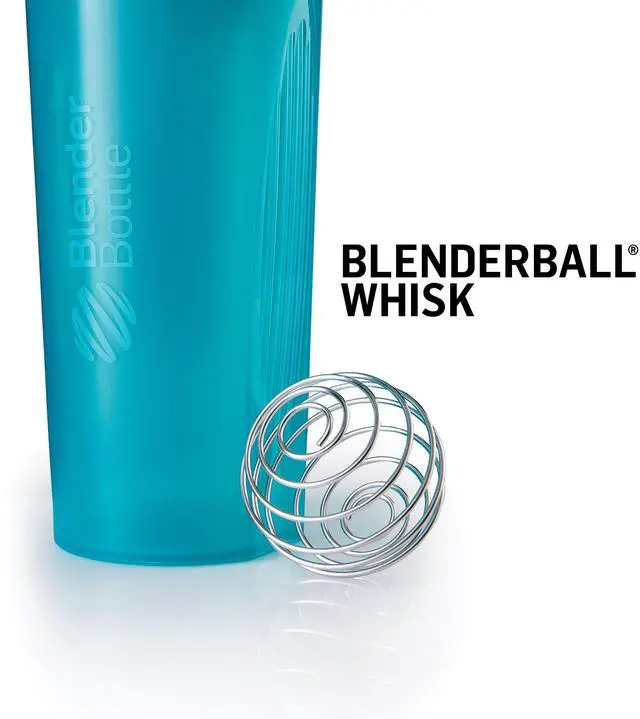 Alt view image 3 of 6 - Classic Shaker Bottle Perfect for Protein Shakes and Pre Workout, 28-Ounce (2 Pack), Moss and Navy