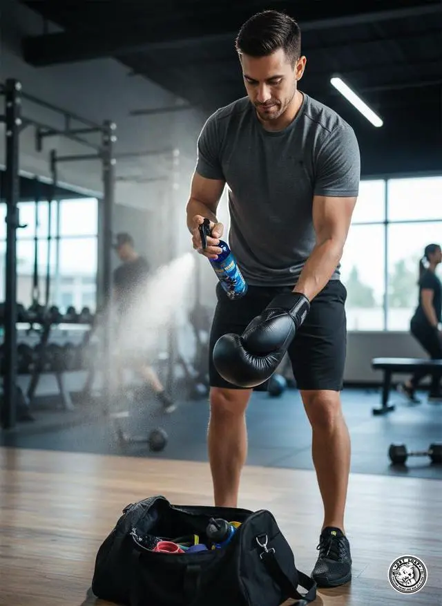 Alt view image 4 of 7 - Game Guard Sport Odor Eliminator Spray (16oz, 2-Pack) Gear Deodorizer for Hockey, Lacrosse, Gym Bags & Boxing Gloves Ocean Breeze & Peppermint Scent Leak-Proof Locking Spray Head