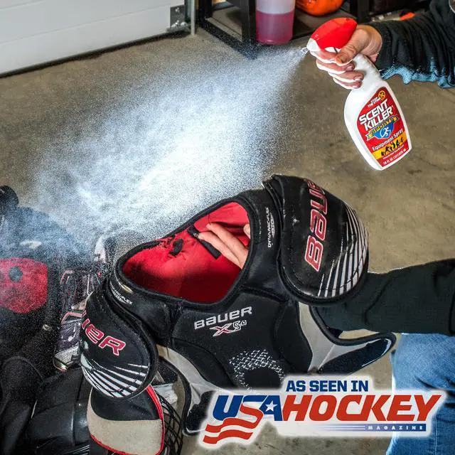 Alt view image 2 of 6 - Scent Killer Sports Equipment Deodorizer Spray - Unscented Sports Equipment Deodorizer for Shoes, Gym Bags, Helmets and Gear 16 FL OZ