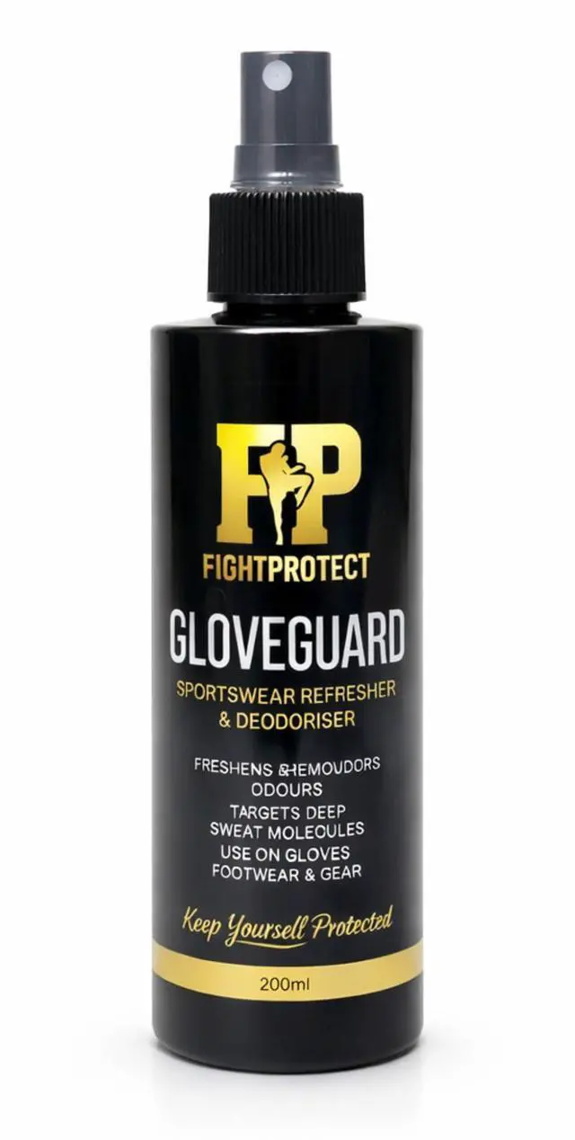 Main image of GloveGuard Sports Gear Deodorizer Spray 6.76 fl oz Odor Neutralizer for Boxing Gloves, MMA Gear, Soccer Cleats, Sneakers & Gym Kit Neutralizes Sweat Odors Fast