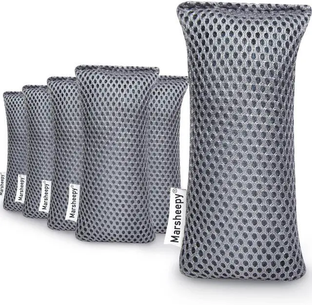 Main image of 6 Pack Shoe Odor Eliminator Bags, Boxing Glove Deodorizer, Absorbs Stink and Moisture, Grey Stick Odor Absorbers for Shoes, Gloves, and Sports Gear