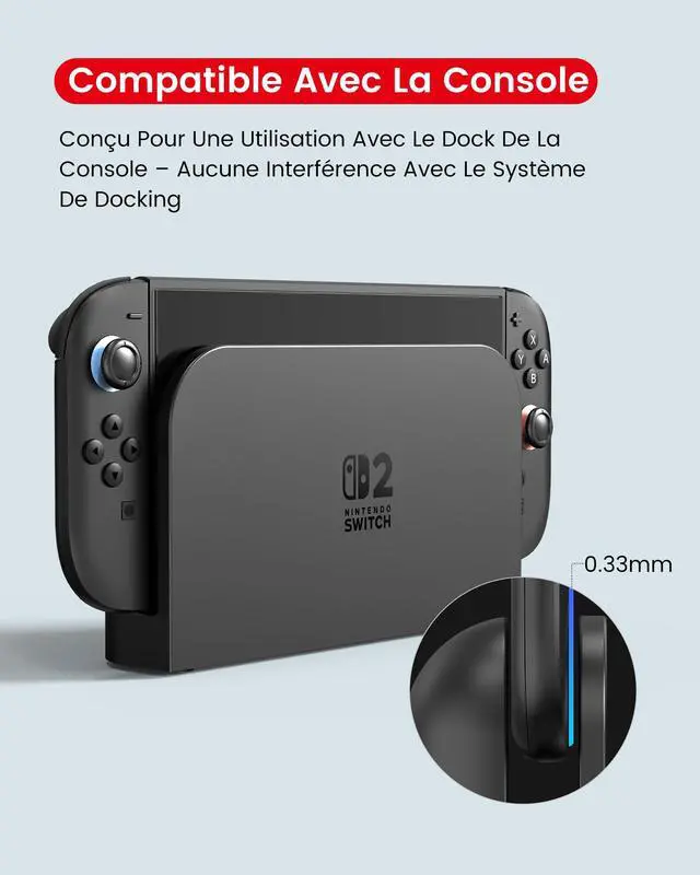 Alt view image 7 of 7 - 2 Pack Screen Protector Compatible with Nintendo Switch 2 (2025) (30s Installation), Tempered Glass Switch2 Accessories, HD Clear, Anti Glare, 9H Hardness, Scratch-proof, Bubble Free