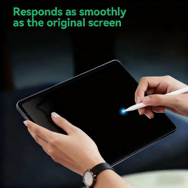 Alt view image 5 of 7 - Magnetic Privacy Screen Protector for iPad Pro 13 Inch (M4/M5, 2024/2025), Removable & Reusable Anti Blue Light Glare Spy Private Filter Black Security Screen Filter for School, Office