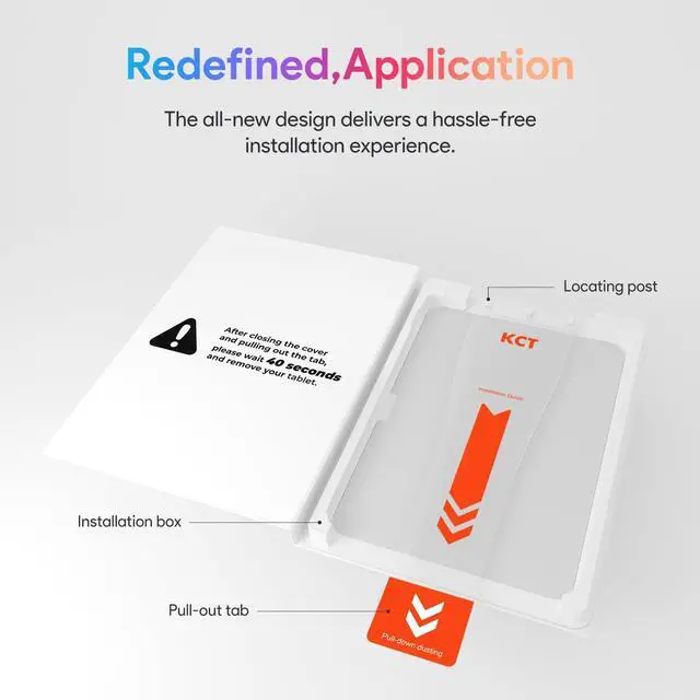 Alt view image 3 of 6 - 2 Pack Paperfeel Glass Screen Protector Compatible with iPad Air 13 Inch M4/M3/M2 (2026/2025/2024), Matte Surface, Tempered Glass with Bubble-Free Installation Tray