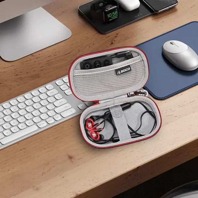 Alt view image 7 of 7 - Carrying Case for Linsoul KZ ZS10 Pro/ZS10 Pro 2 in Ear Monitor & Sennheiser IE 100 PRO/IE 200/IE 900/IE 600 in-Ear Audiophile Headphones & Shure SE215 PRO Wired Earbuds (Case Only)