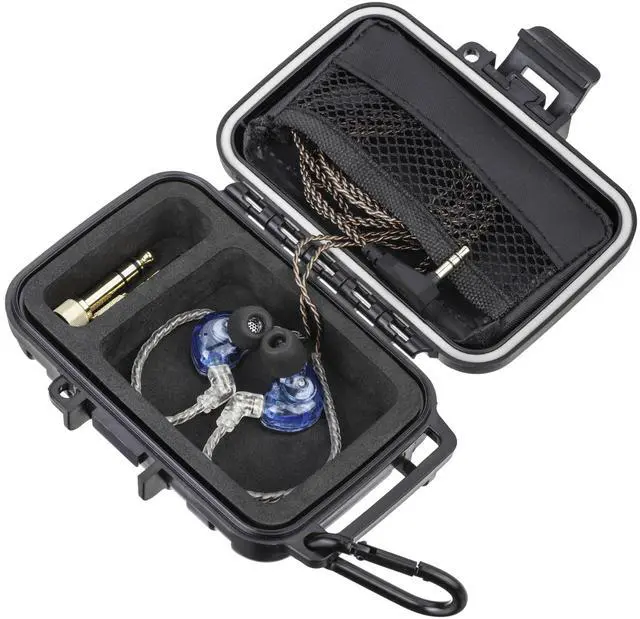Main image of in-Ear Monitor Hard Case (Small) Compatible with KZ ZS10/ZS10 Pro/ZSN/ZST/ZEX/AS10/AS16/ZSN Pro X, YINYOO, CCZ Melody IEM, in-Ears, Headphones, Earphones, Earbuds Storage Case