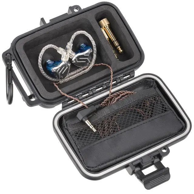 Alt view image 4 of 5 - in-Ear Monitor Hard Case (Small) Compatible with KZ ZS10/ZS10 Pro/ZSN/ZST/ZEX/AS10/AS16/ZSN Pro X, YINYOO, CCZ Melody IEM, in-Ears, Headphones, Earphones, Earbuds Storage Case