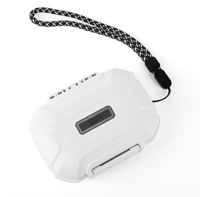 Main image of CCZ ZC01 in Ear Monitor Case, Portable Earbud IEMs Case, Waterproof Earphone Storage Box, Travel Carrying Organizer for Headphones, IEM Cables, Fit for KZ ZS10 Pro/ZS10 Pro X/ZS12 Pro X (White)