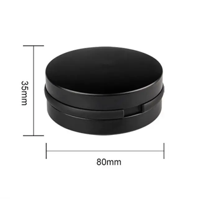 Alt view image 4 of 6 - Earphone Case Round Aluminum Alloy Earbuds Case Waterproof Protective Storage Box for in Ear Monitor