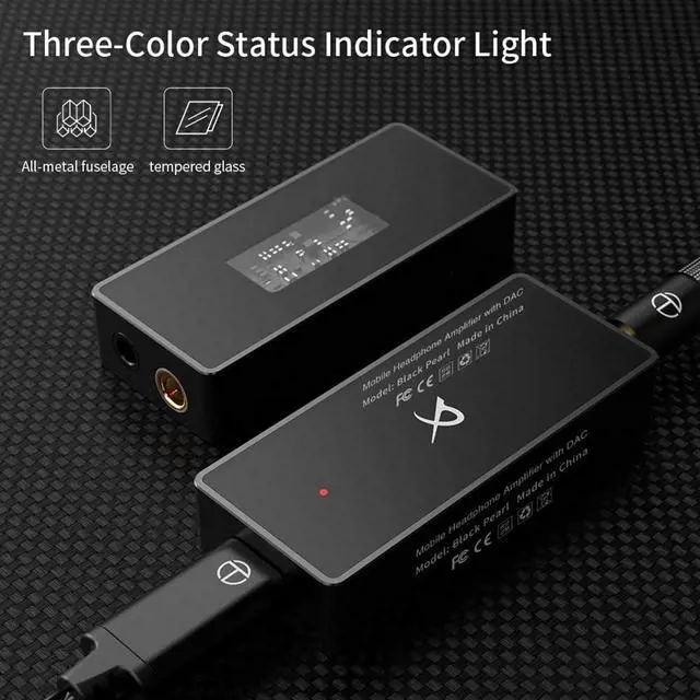 Alt view image 3 of 7 - TRN Black Pearl Decoder Dual CS43131 Portable USB DAC/AMP