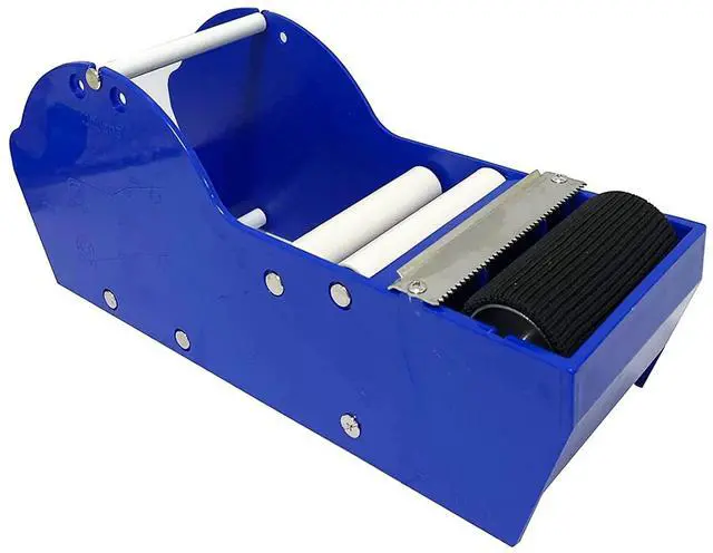 Main image of Desktop Blue Tape Dispenser,Water Activated Tape Dispenser,12.6in Gum Tape Dispenser Sealing Office Supplies