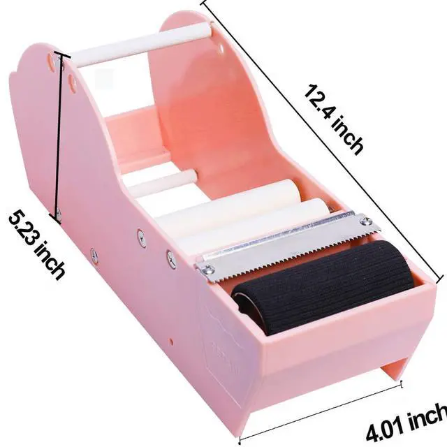 Alt view image 7 of 7 - Desktop Blue Tape Dispenser,Water Activated Tape Dispenser,12.6in Gum Tape Dispenser Sealing Office Supplies