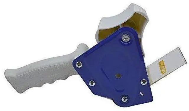 Alt view image 5 of 5 - Packing Tape Dispenser Gun - Handheld Tape Gun with 2 Bonus Clear Packaging Tape (2 Inch Wide) - Shipping Tape for Sealing, Storing, and Moving Boxes, 2 Pack