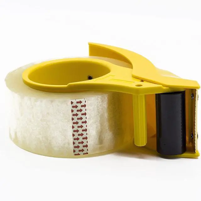 Alt view image 3 of 5 - Easy-Mount 2 Inch Tape Gun Dispenser Packing Packaging Sealing Cutter Blue Handheld Warehouse Tools Pink