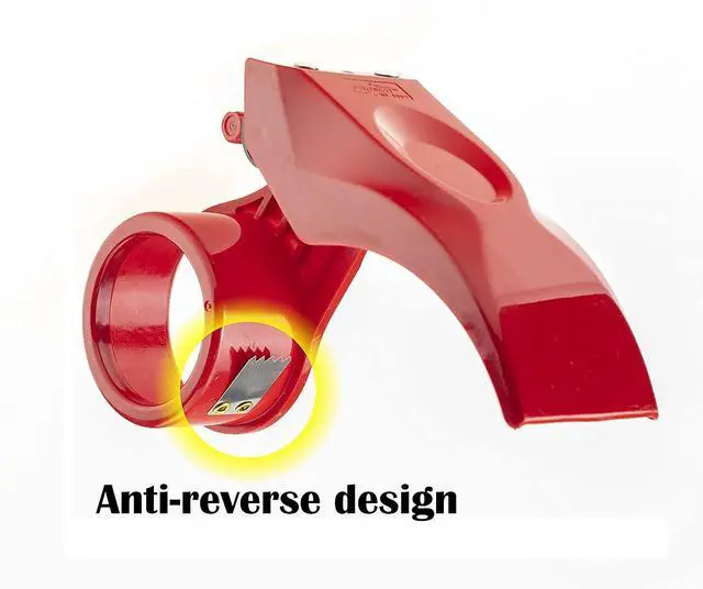 Alt view image 5 of 5 - Easy-Mount 2 Inch Tape Gun Dispenser Packing Packaging Sealing Cutter Blue Handheld Warehouse Tools Pink