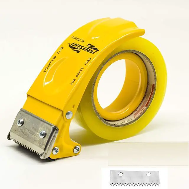 Main image of Metal Handheld 2 Inch Tape Gun Dispenser Packing Packaging Sealing Cutter Yellow