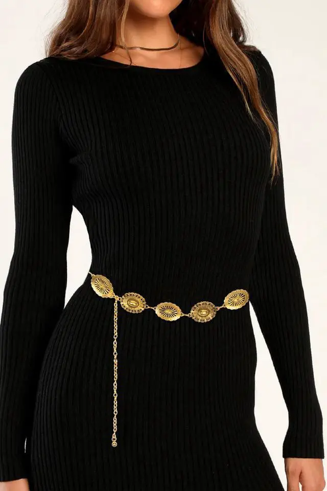 Alt view image 4 of 7 - Western Belts for Woman-Cowgirl-Cowboy-Country-Chain-Belt