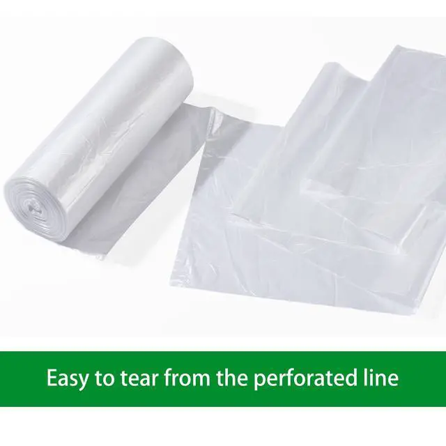 Alt view image 6 of 7 - 40-45 Gallon Clear Trash Can Liners - 40" x 48" High Density Garbage Bags - Case of 250 Multipurpose for Office, Outdoor, Recycling, Industrial and Commercial