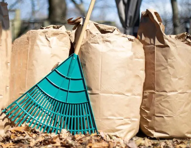 Alt view image 2 of 4 - Yard Waste Bags - Large 30 Gallon Brown Paper Leaf Bags for Yard/Garden/Lawn - Environmental Friendly - Tear Resistant - Heavy Duty - 2 Ply Self Standing (Pack of 5)