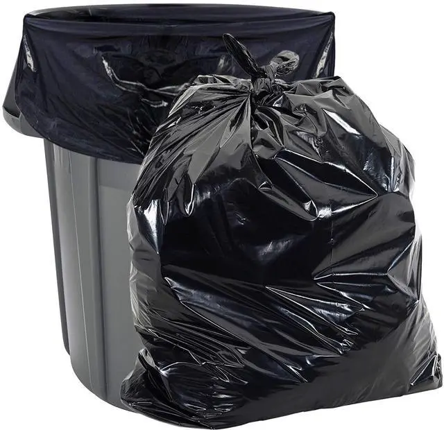 Main image of Heavy Duty 55 Gallon Trash Bags - (Value 50 Pack) - 1.5 MIL equivalent Industrial Strength Plastic 35" x 55" for 50-55 Gal Cans -Fits Toter, Rubbermaid Brute, Carlislie Bronco etc.