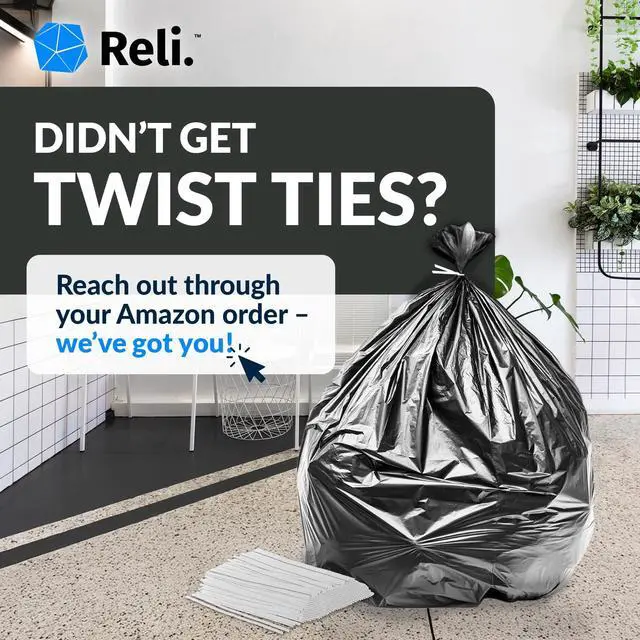 Alt view image 6 of 7 - 55-60 Gallon Trash Bags Heavy Duty | 150 Trash Bags with Ties | Super Sizeable, Black, Serious Garbage Cleanup